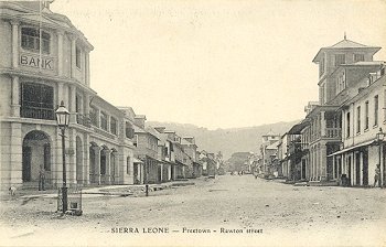 Sierra Leone. - Freetown - Rawton street