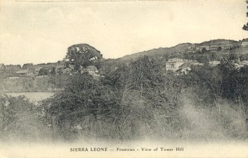 Sierra Leone. - Freetown - View of Tower Hill