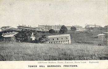 Tower Hill Barracks, Freetown.
