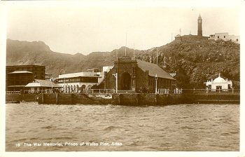 18 The War Memorial, Prince of Wales Pier, Aden