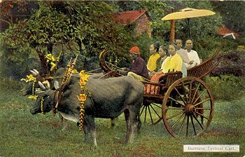 Burmese Festival Cart.