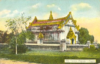 The Twasoe Pagoda - Pagan. No. 142