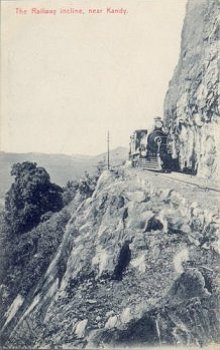 The Railway incline, near Kandy
