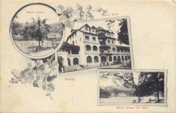 Kandy - Kandy Temple, Queen's Hotel, Kandy (across The Lake)