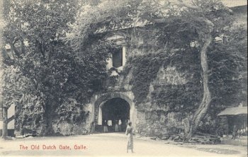 The Old Dutch Gate, Galle.