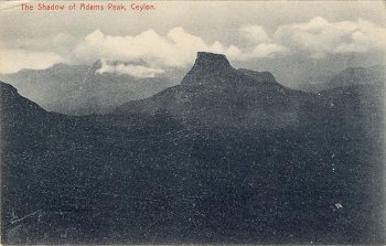 The Shadow of Adams Peak, Ceylon.