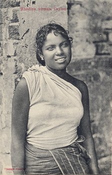 Rhodiya woman, Ceylon.