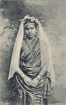 Tamil Bride, Ceylon.