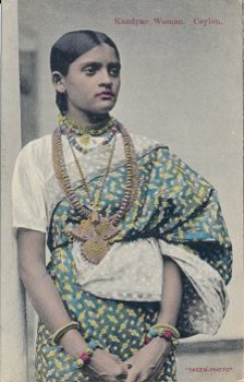 Kandyan Woman. Ceylon.