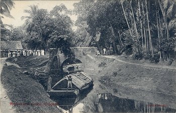 Wellewatte Canal. Colombo.