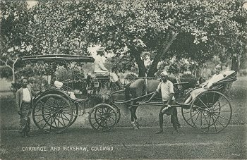 Carriage and Rickshaw, Colombo