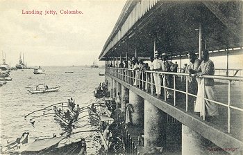 Landing jetty, Colombo.