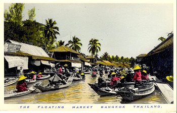 The Floating Market Bangkok Thailand