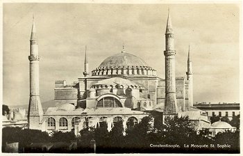 Constaniople. La Mosquée St. Sophie