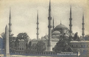 Constantinople. Mosquée  Sultan Ahmed.