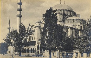 Constantinople. Mosquée  Suleymanié