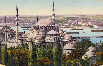 No. 2 Constantinople. Mosquée Suleymanié et la Corne d'or