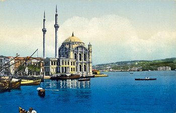 Nr. 10 Constantinople. Mosquée  d'Ortakeni, Bosphore