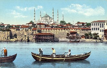 No. 62 Constantinople. Mosquée  du Sultan Ahmed.