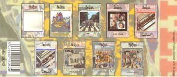 The pack contains the 9 postcards shown