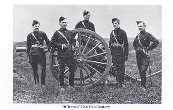 Officers of the 77th Field Battery