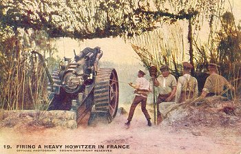 19. Firing A Heavy Howitzer in France