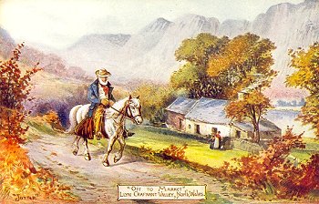 "Off to Market" Llyn Crafnant Valley, North Wales.