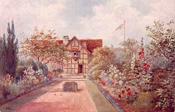 Shakespeare's Garden. Stratford-on-Avon (rev)
