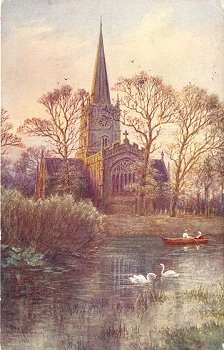 Church & River, Stratford-on-Avon.