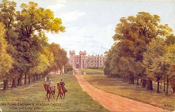The Royal Entrance Windsor Castle from the Long Walk
