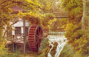 Water Mill, Groudle Glen, I. of Man.