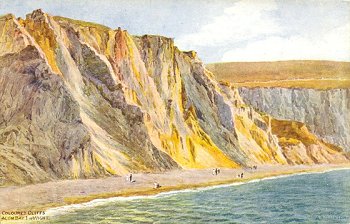 Coloured Cliffs Alum Bay, I. of Wight