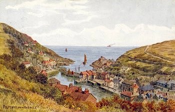 Polperro, from the hill by A. R. Quinton
