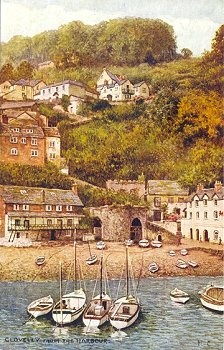 Clovelly from the Harbour.