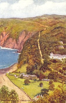 Countisbury Hill, Lynmouth.