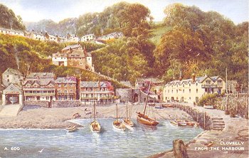 Clovelly from the Harbour