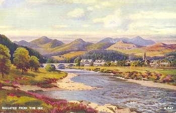 Ballater from the Dee.