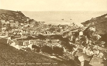 The Harbour Mouth from Common, Looe. 94704