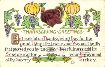 Thanksgiving Greetings Be thankful on Thanksgiving Day ........