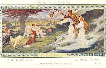 1. - Jeanne d'Arc coutant les voix