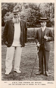 123.T. H.R.H. The Prince of Wales and the Veteran King of Cricket, Dr. W. G. Grace