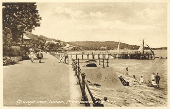 Grange-over-Sands, Promenade and Pier. ~ No. 70656