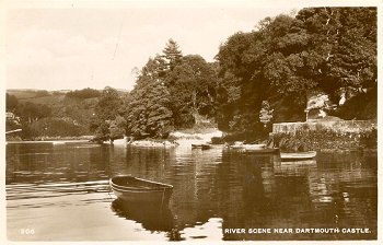 205 - River Scene near Dartmouth Castle.