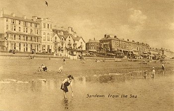 Sandown from the Sea