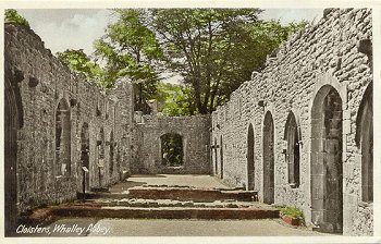 Cloisters, Whalley Abbey.