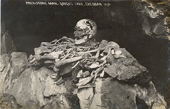 Prehistoric Man. Gough's Cave. Cheddar 13761